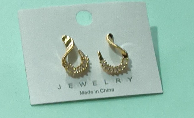 Fishing hook earrings image 1