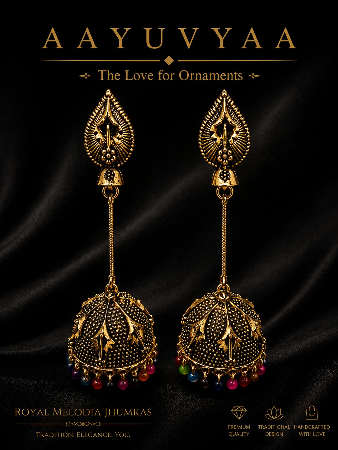 Royal Melodia Jhumkas image 1