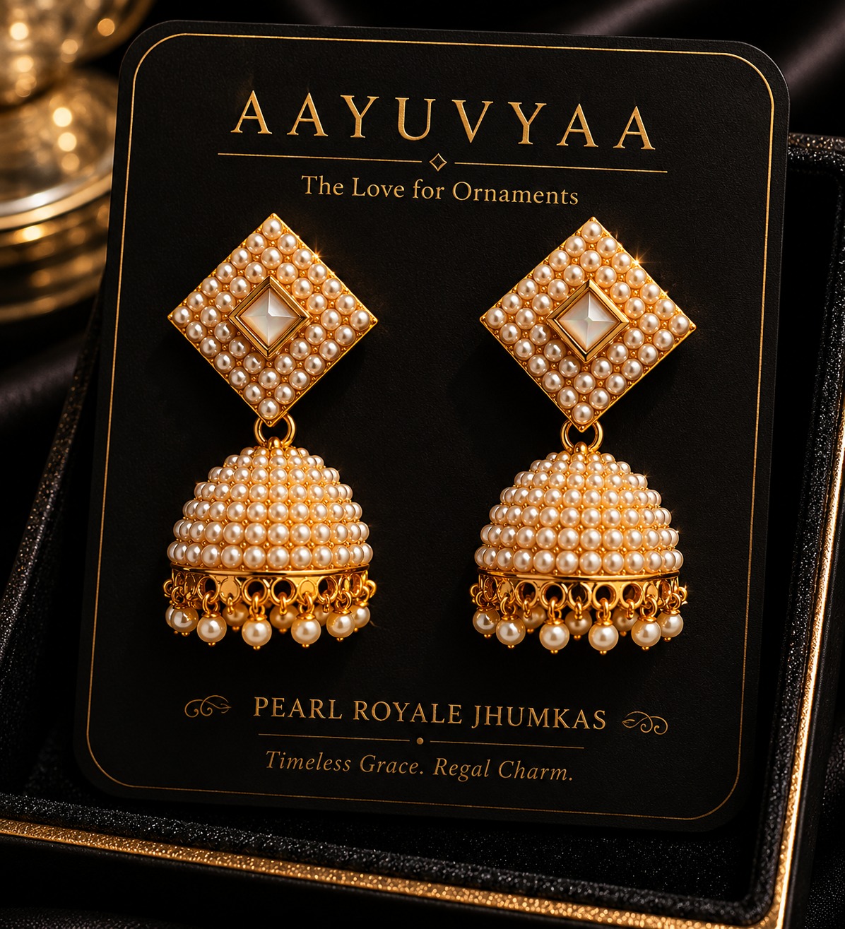 Pearl Royale Jhumka image 1