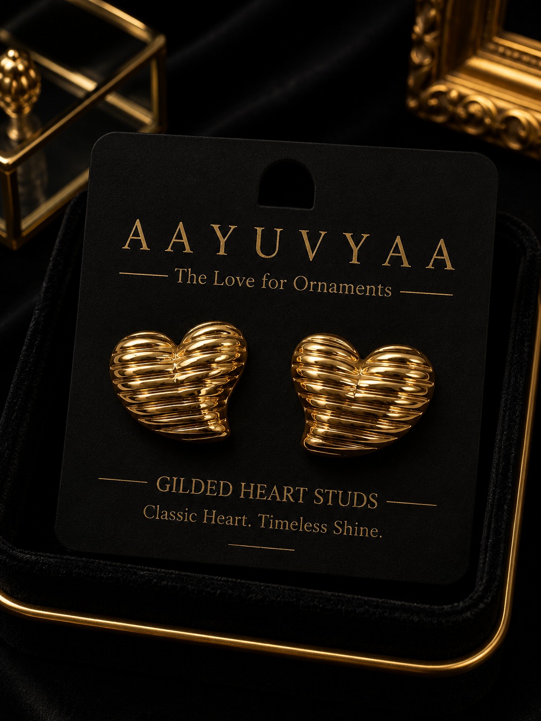 Gilded Heart Stud image 1