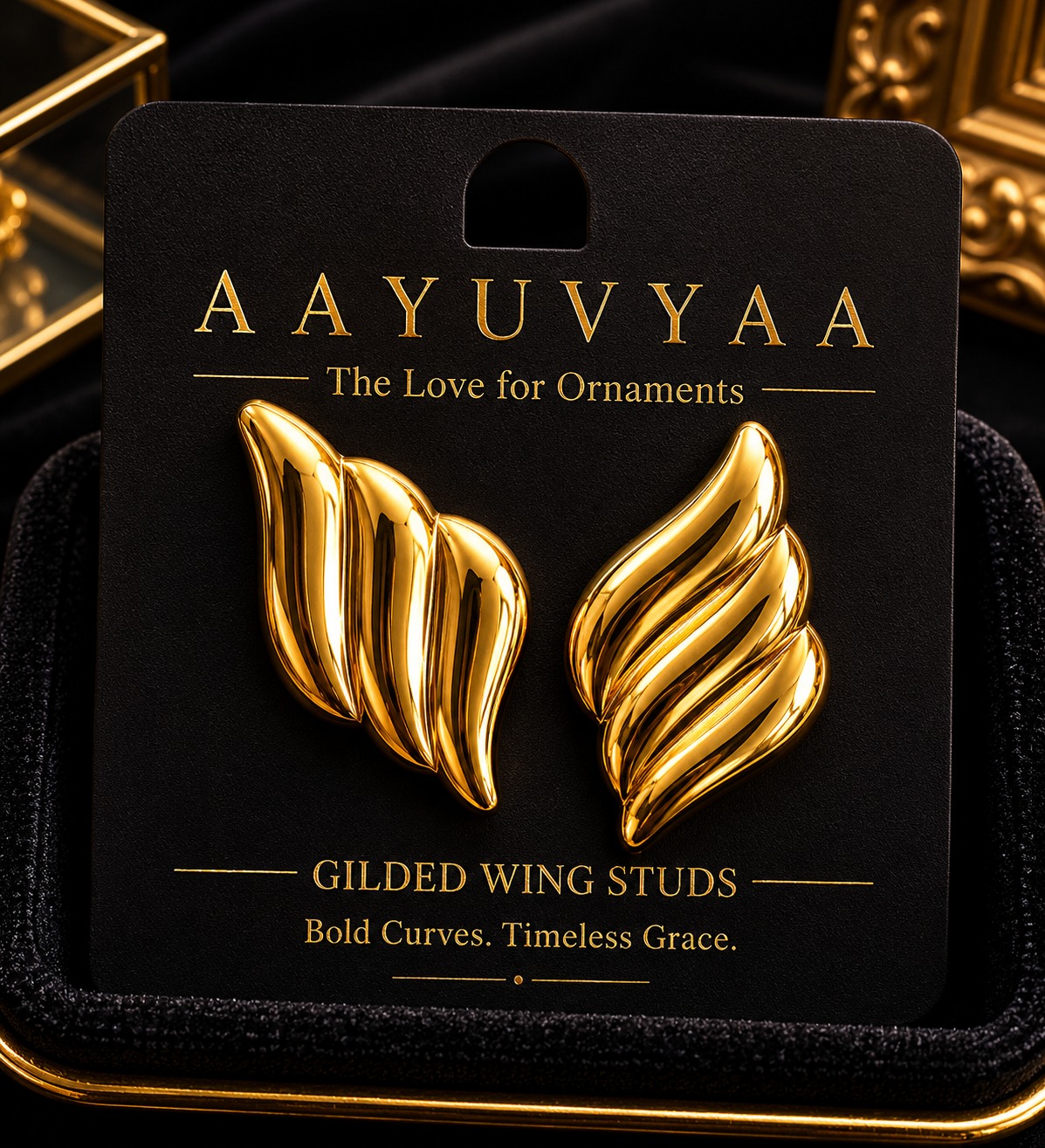 Gilded Wing Stud image 1