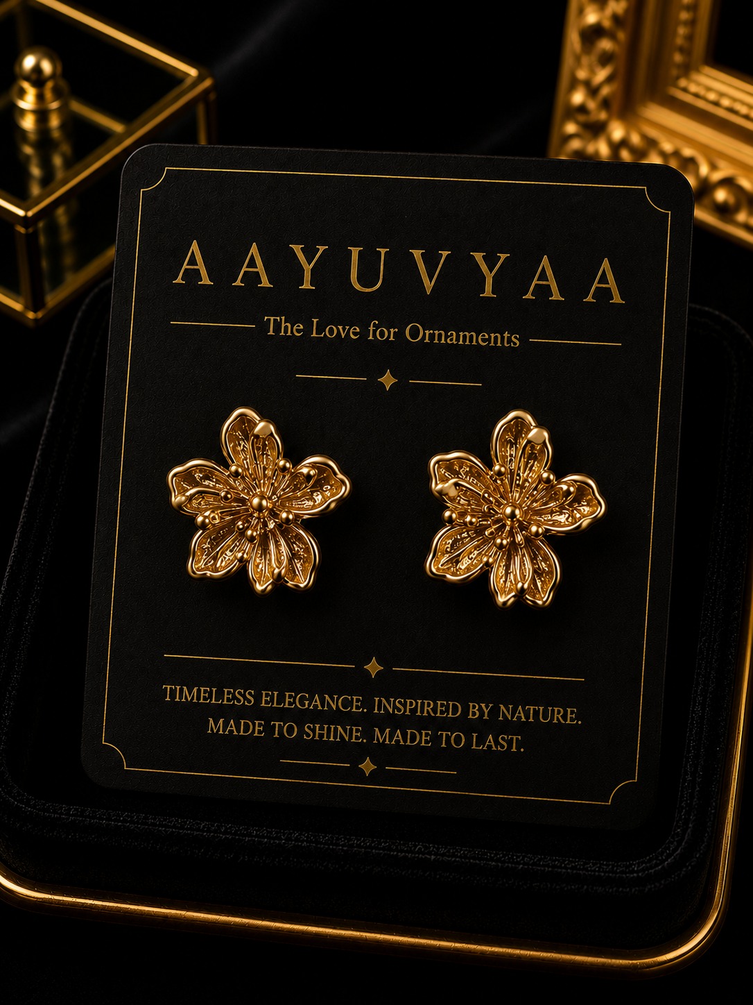 Florence Gold Stud image 1