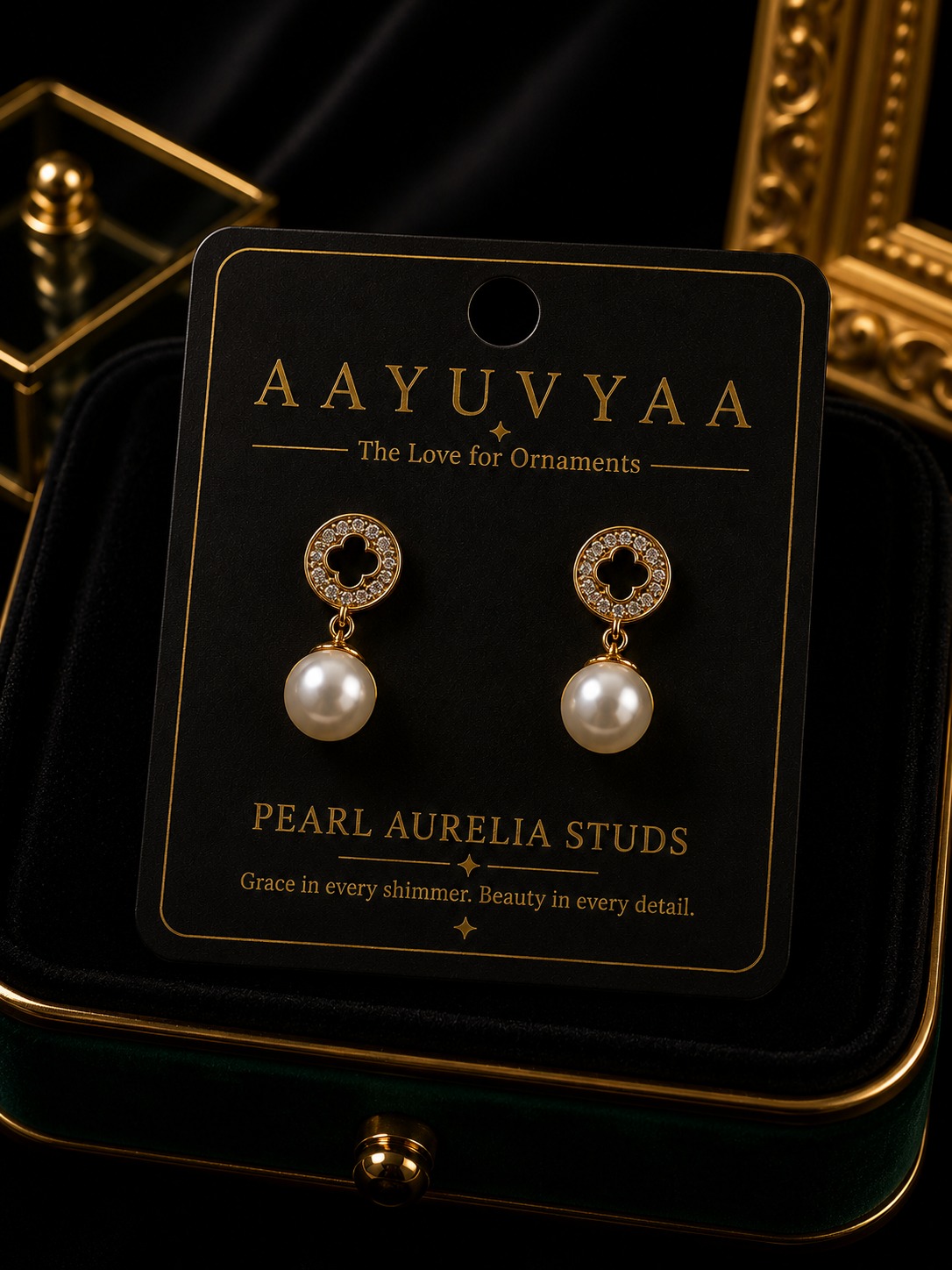 Pearl Aurelia Stud image 1