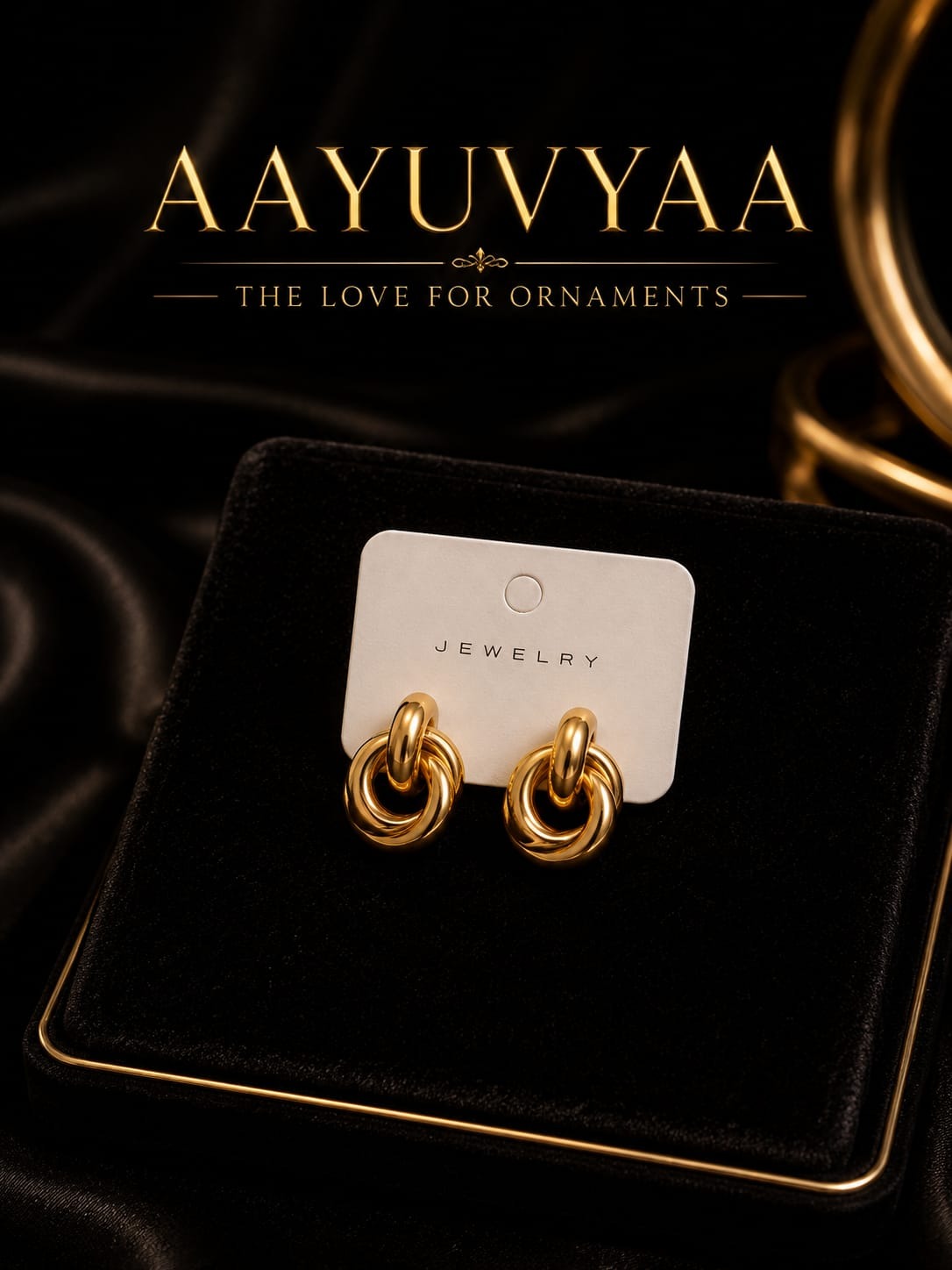 Golden Harmony earrings image 1